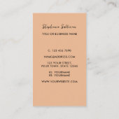 お前の職業素朴ツリー 名刺 (裏面)