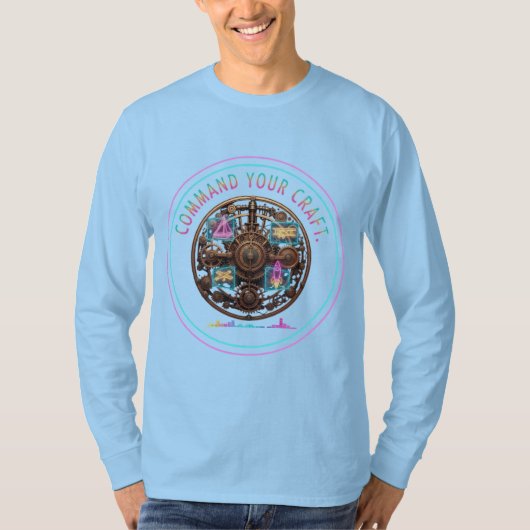 お前の船を指揮しろ」 Tシャツ (正面)