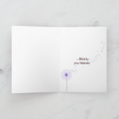 お前の花を引っ張る感謝してい蝶 サンキューカード (内部)