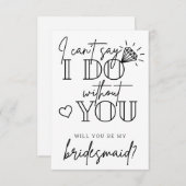 お前の花嫁の提案なしには言えない サンキューカード (正面/裏面)