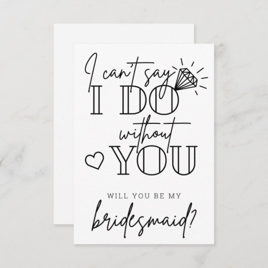 お前の花嫁の提案なしには言えない サンキューカード (正面/裏面)