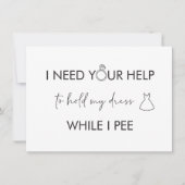 お前の花嫁救済のプロポーザルフラットカードが必要だ カード (正面)