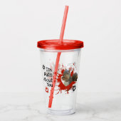 お前の茶色いリスは気の毒だ アクリルタンブラー (裏面)