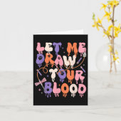 お前の血を引いておもしろいくれ カード (黄色い花)