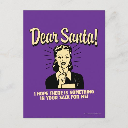 お前の袋に何か入ってほしい ポストカード (正面)