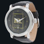 お前の要素だ！名前をカスタムする金ゴールド周期 腕時計<br><div class="desc">お名前クールと情報を特徴とするクリエイティブ名前をカスタムする定期テーブルウォッチ。</div>