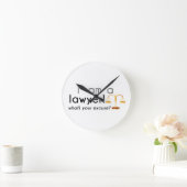 お前の言い訳は？ ラウンド壁時計 (ホーム)