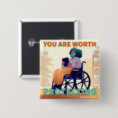 お前の言う事保護は聞く価値がある 缶バッジ (正面&裏面)