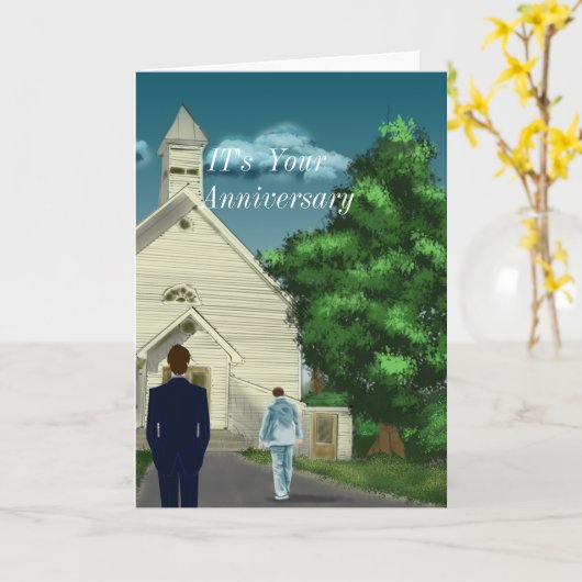 お前の記念日だ カード (黄色い花)