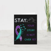 お前の話はまだ終わりではない自殺を防ぐ カード (正面)