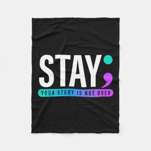 お前の話は安房の自殺防止を超えてはいない フリースブランケット (正面)