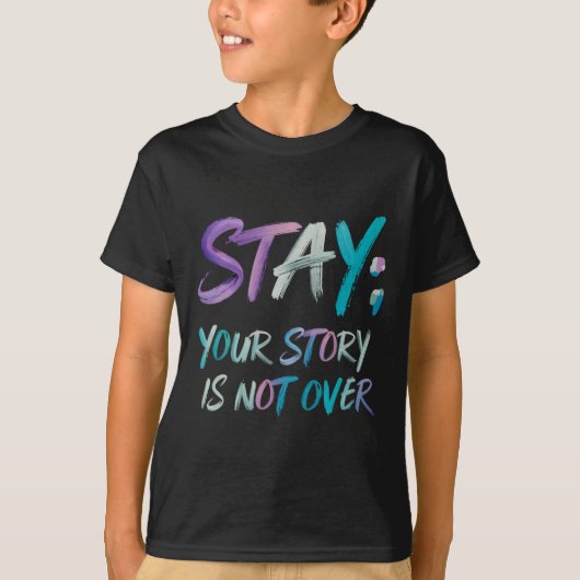 お前の話は安房の自殺防止を超えてはいない Tシャツ (正面)