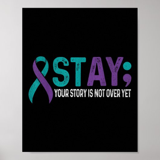 お前の話を続けろ自殺の防止はまだ終わってない ポスター (正面)