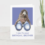 お前の誕生日おもしろいバードウォッチャーBROTHERだ カード<br><div class="desc">見てるのは君の誕生日おもしろいバードウォッチャー君だ。おおもしろい前の人生でブラザーを見る鳥のための鳥</div>