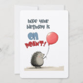 お前の誕生日が近づいたら！ | とげのあるカード 招待状 (正面)