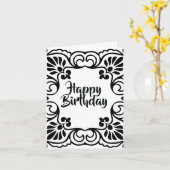 お前の誕生日だろ？おもしろい カード (黄色い花)