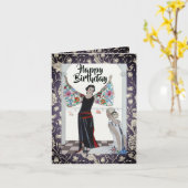 お前の誕生日だろ?おもしろい カード (黄色い花)