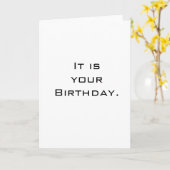 お前の誕生日だ カード (黄色い花)