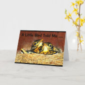 お前の誕生日だ! カード (黄色い花)