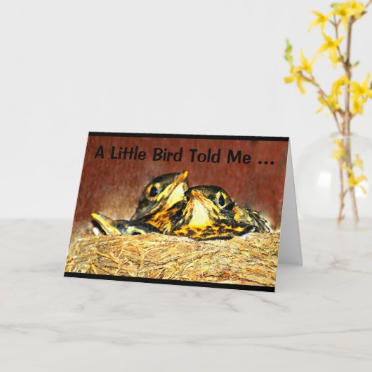 お前の誕生日だ！ カード (黄色い花)