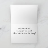 お前の誕生日だ、魚でも何でもいこう カード (内部)