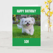 お前の誕生日に！ カード (黄色い花)