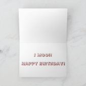 お前の誕生日は?牛誕生日カード カード (内部)