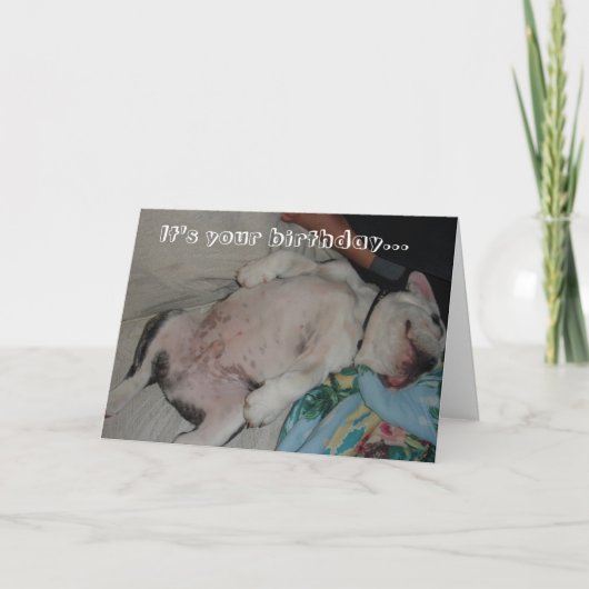 お前の誕生日… カード (正面)