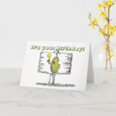 お前の誕生日! カード (黄色い花)