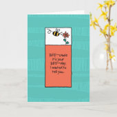 お前の誕生日 カード (黄色い花)