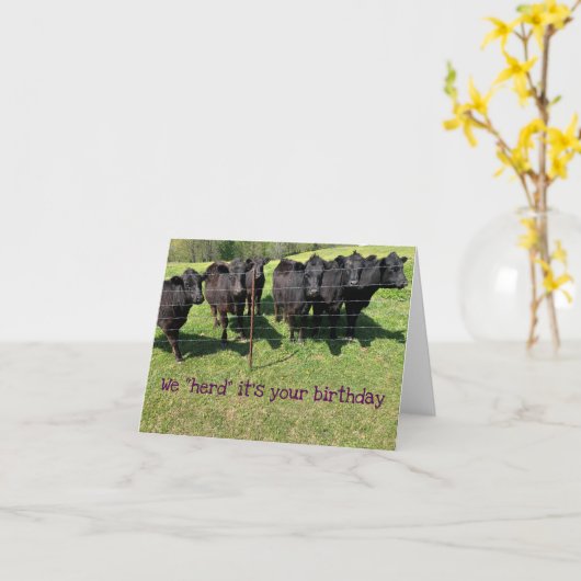 お前の誕生日 カード (黄色い花)