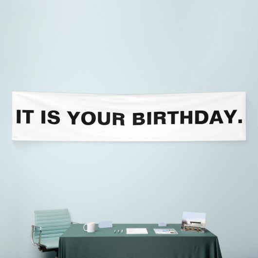 お前の誕生日 横断幕 (トレードショー)