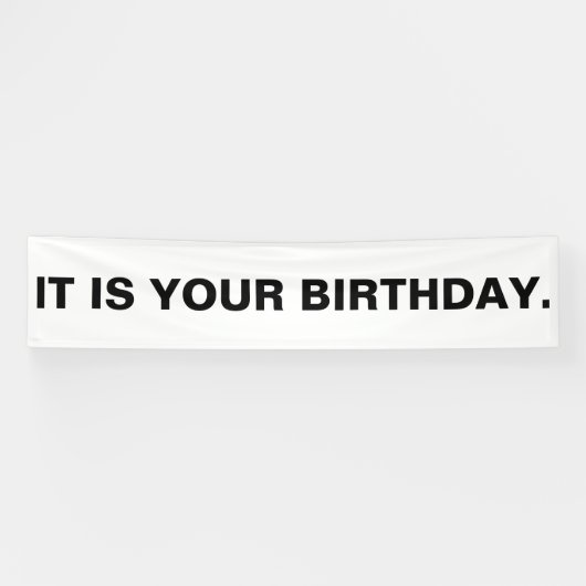 お前の誕生日 横断幕 (横)