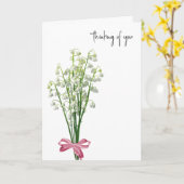 お前の谷考えのリリー カード (黄色い花)