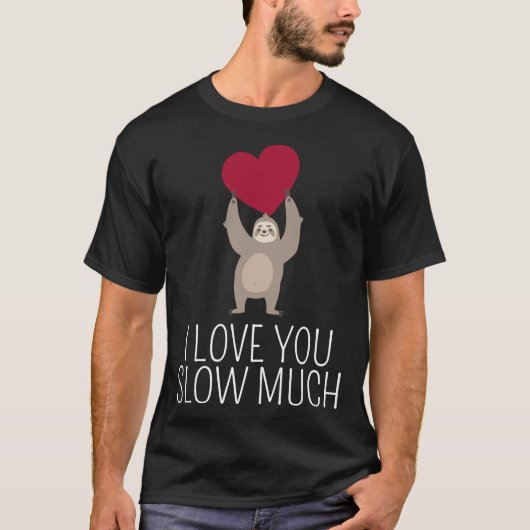お前の遅い悪いパンチが大好おもしろいきナマケモノ Tシャツ (正面)