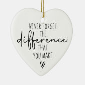 お前の違忘れいはありがとう セラミックオーナメント (右)