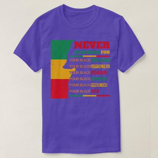 お前の邪悪さに謝るな Tシャツ (デザイン正面)