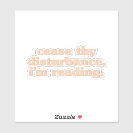 お前の邪魔は止めろ、俺読は シール (シート)