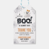 お前の間に小さなブーが感謝していある ギフトタグ (正面)