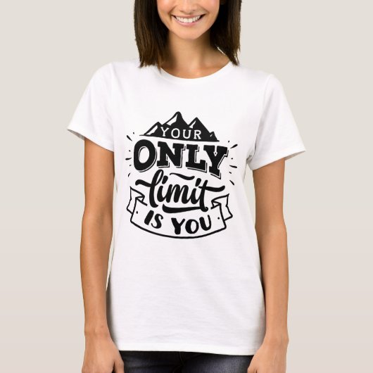 お前の限界は君だけだ Tシャツ (正面)