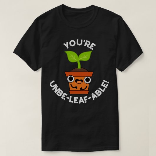 お前の非の前向きかわいい植物パン1 Tシャツ (デザイン正面)