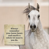 お前の馬は耳を傾け匂いを嗅ぐ |カウボーイウィズダム ストーンコースター