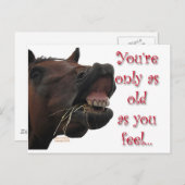 お前の馬よ感じり古おもしろいい ポストカード (正面/裏面)