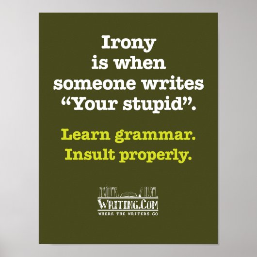 「お前の馬鹿な」 ポスター (正面)