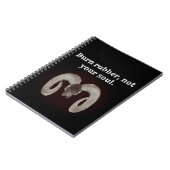 お前の魂ではなくゴムを燃やす。カスタマイズ ノートブック (左側)