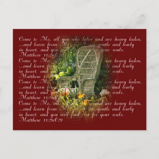 お前の魂のために… ポストカード (正面)