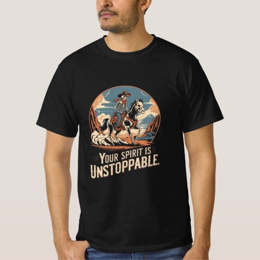 お前の魂は止められない Tシャツ (正面)