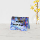 お前の《写真》ぼけ味スタイル折り畳みグリーティングカード カード (黄色い花)