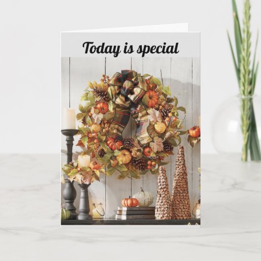 お前の「特別な11月」誕生日! カード (正面)