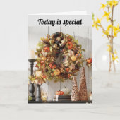 お前の「特別な11月」誕生日! カード (黄色い花)